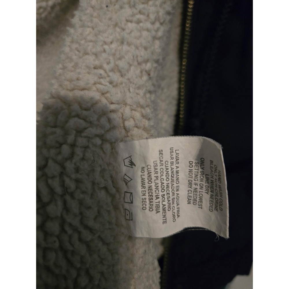 Copper Key ~Woman Size L~ Navy Blue Hooded Lightweight Lined‎ Jacket Coat Zip-Up - Picture 4 of 4